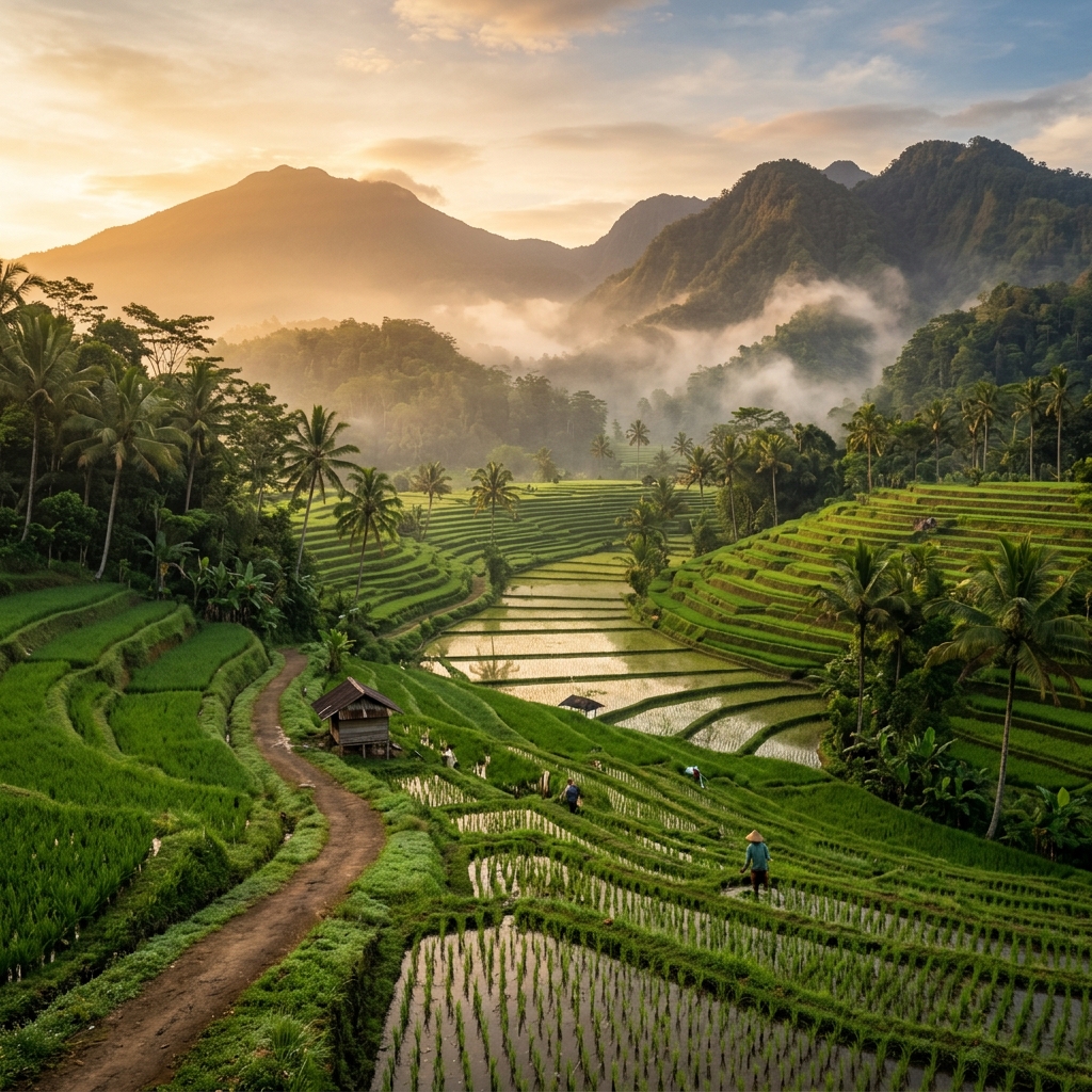 Tetebatu Rice Fields